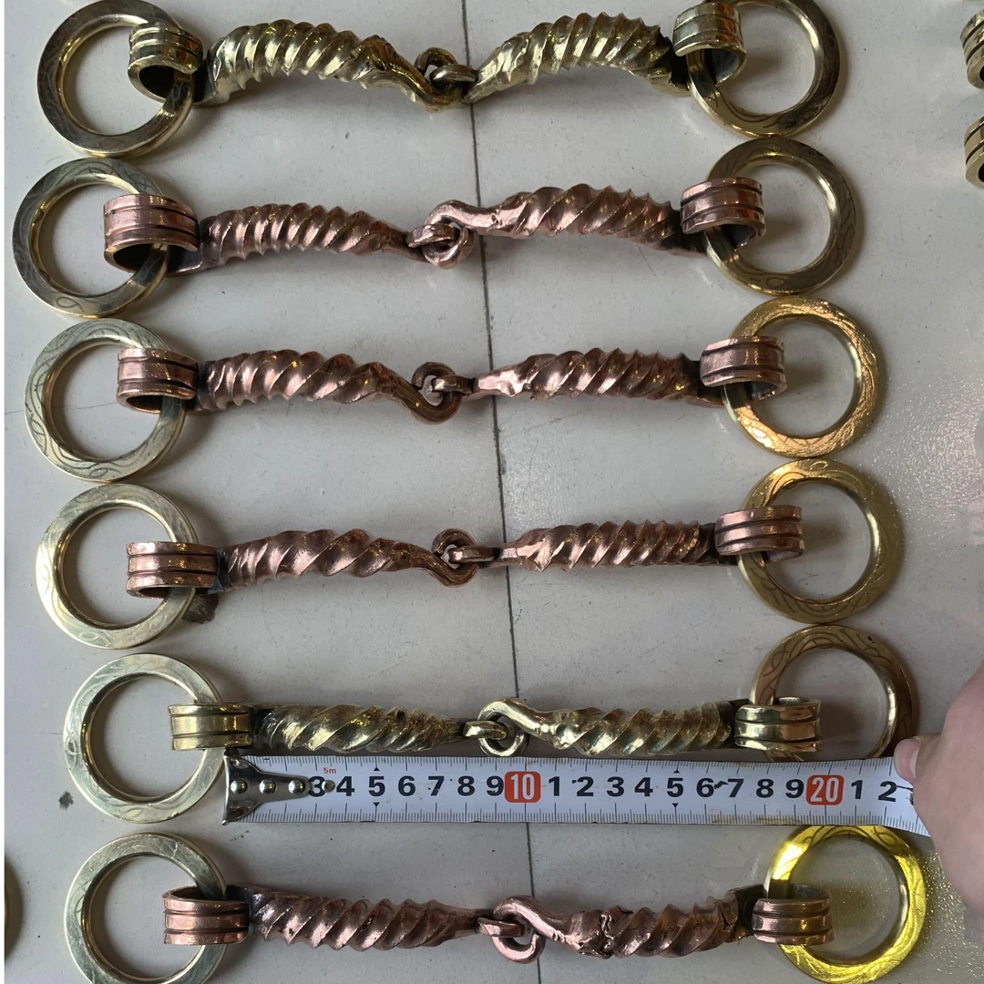 马嚼子 衔铁 口衔 手工民族麻花嚼子 传统民族款式马具