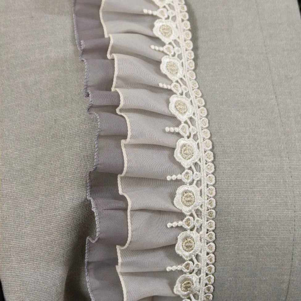 致远花边窗帘布艺法式蕾丝帘头侧边立边服装家居沙发装饰辅料花边