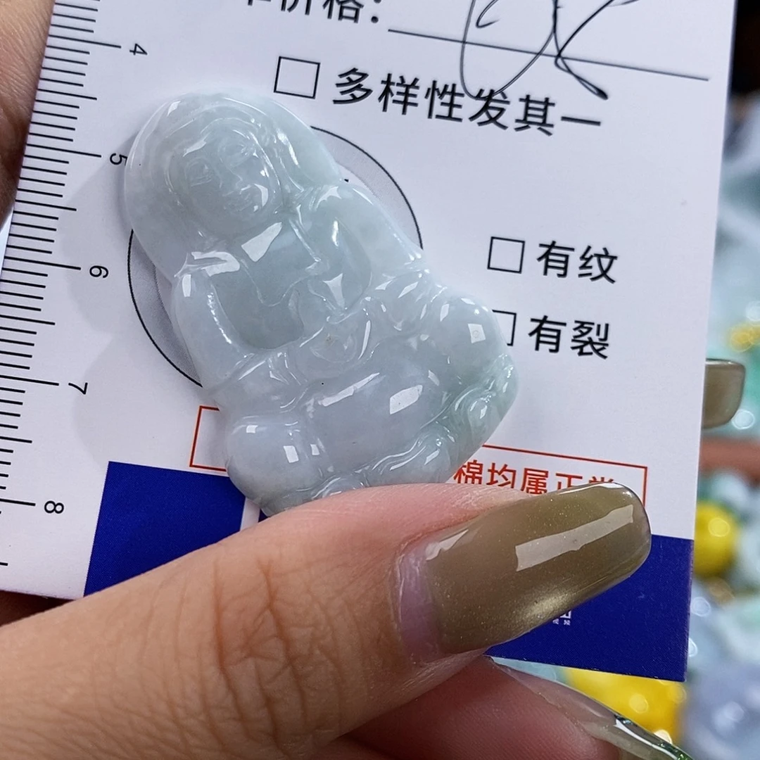 翡翠未镶嵌颈饰6586