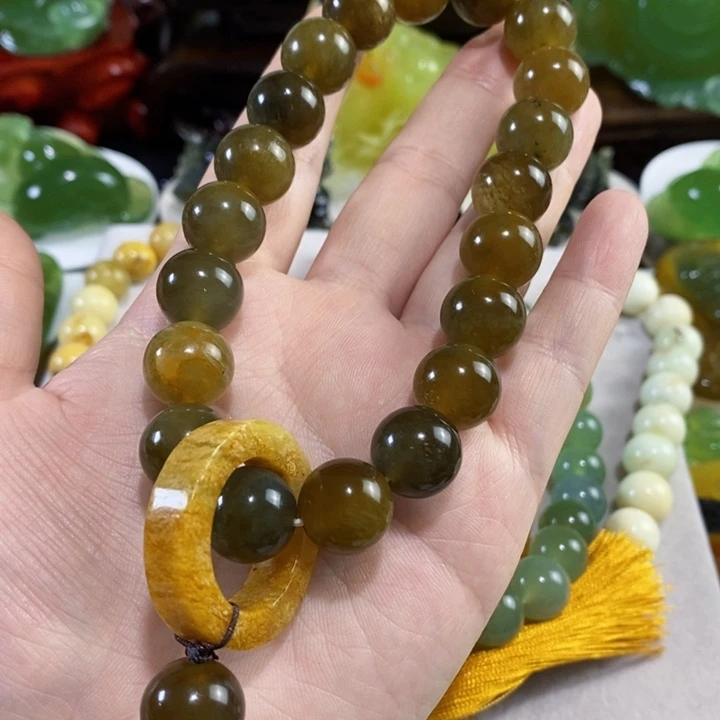 未镶嵌岫玉手持手持清**月