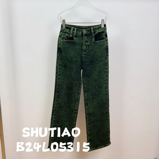 【SHUTIAO】2024秋冬：新款小众设计款牛仔裤B24L05315