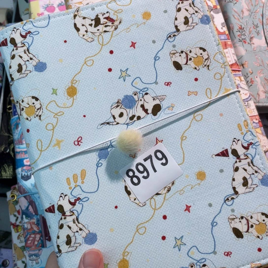 织绣A5活页不送纸8979