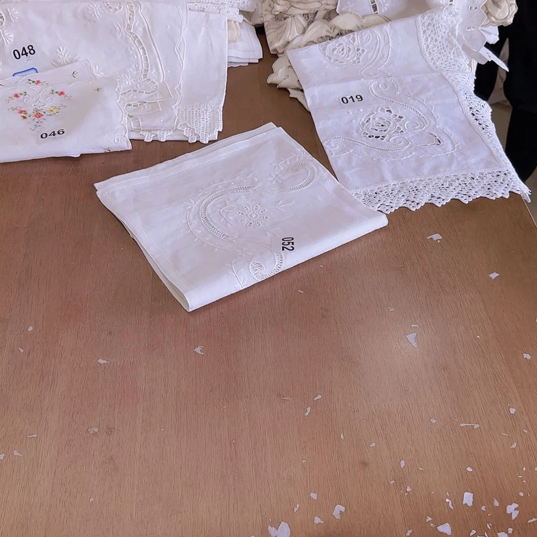 棉用****7手绣55❌55方巾4片052号