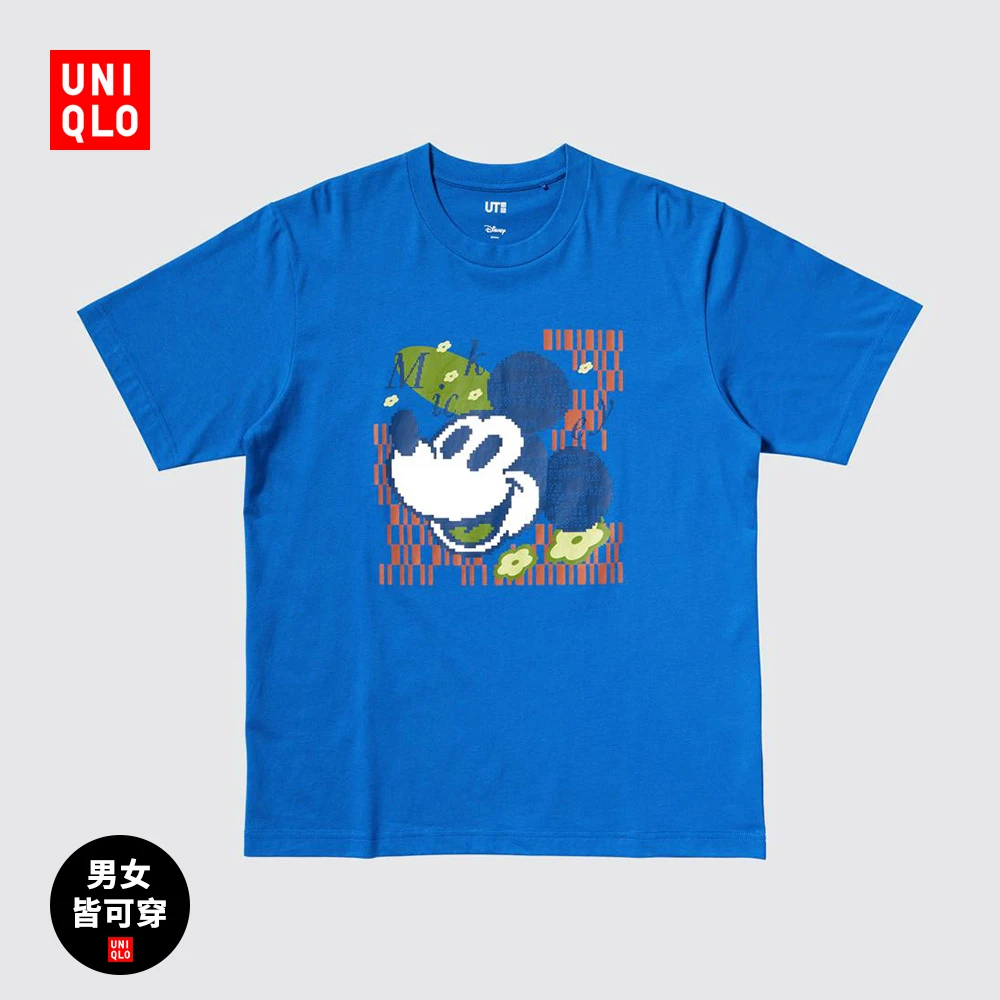 优衣库男女装情侣UT Disney印花短袖T恤迪士尼Mickey Faces478107