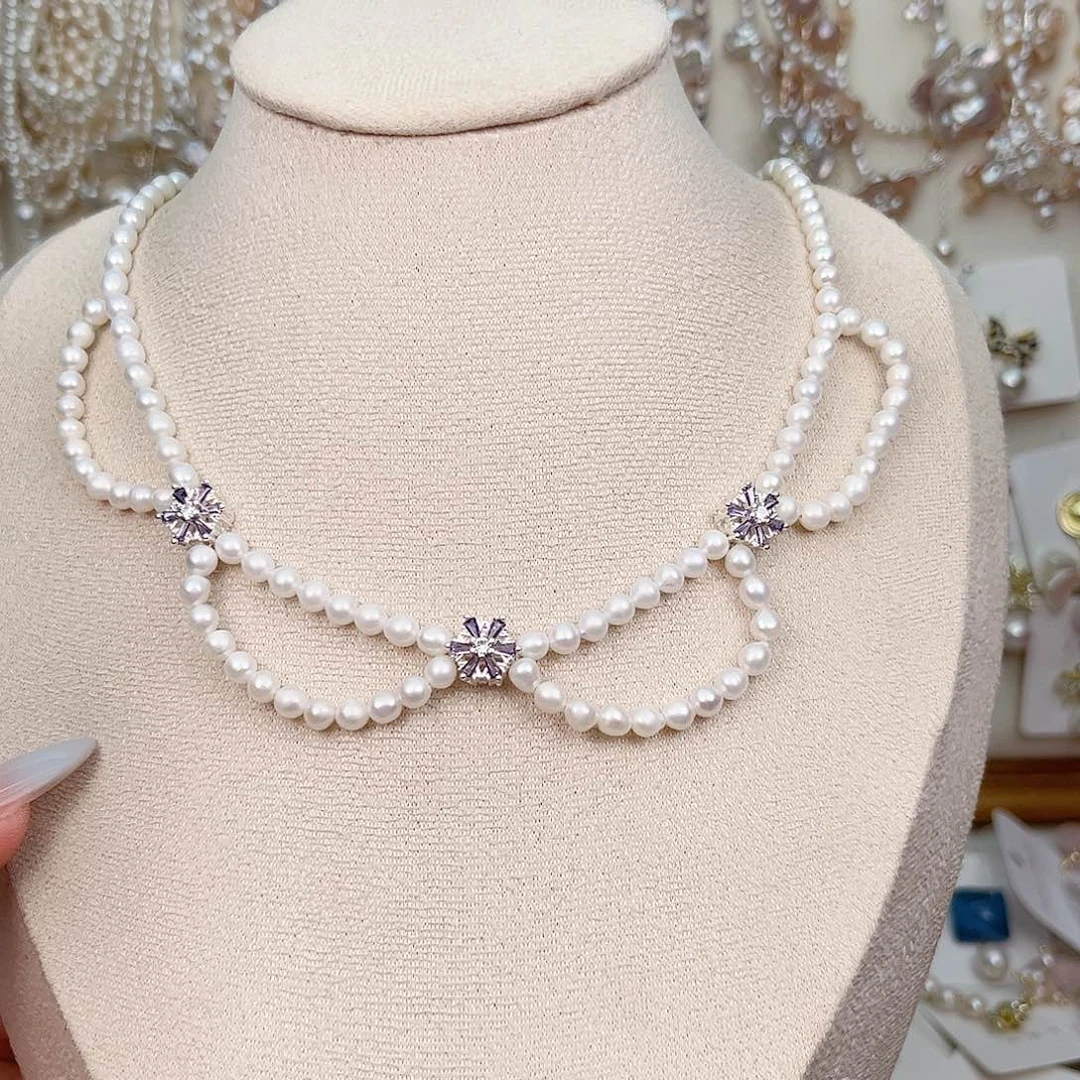 未镶嵌淡水珍珠耳饰