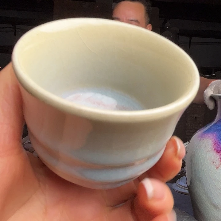 牛家钧窑牛自恒老师钧瓷杯