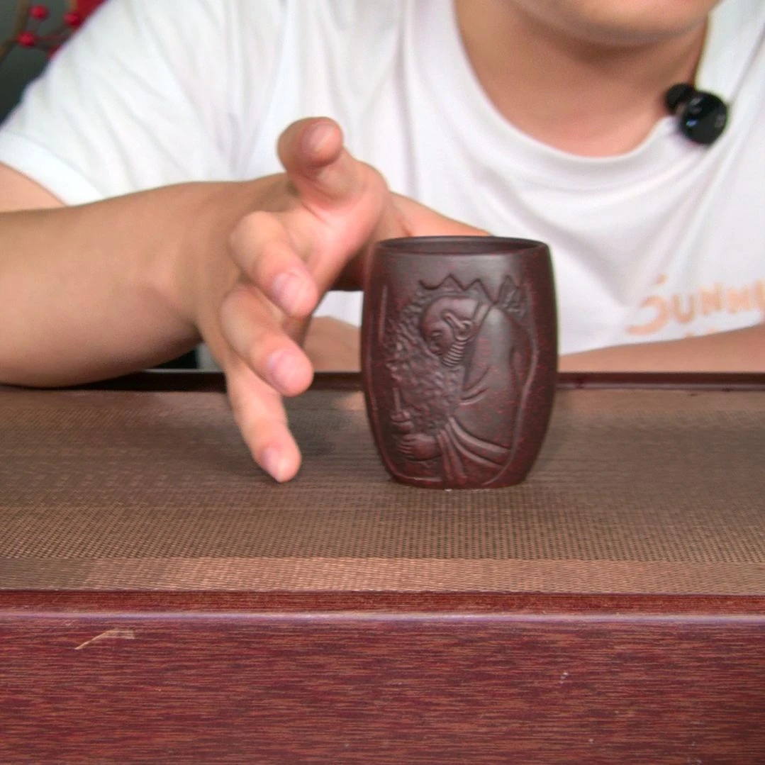 茶杯紫砂高货放漏
