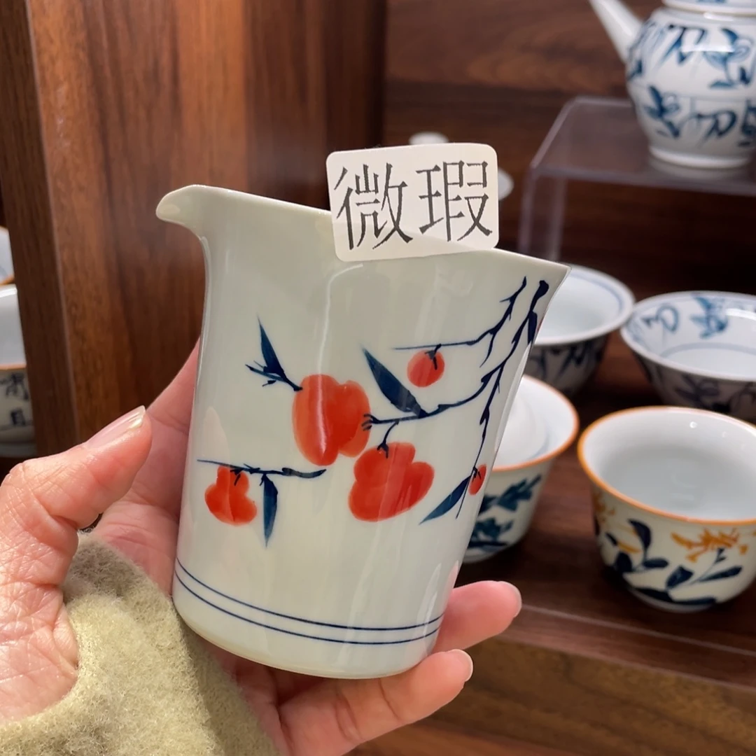 有瑕釉下彩纯手绘