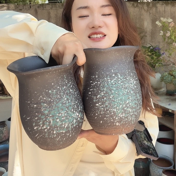 口径15高度20两个黑泼墨