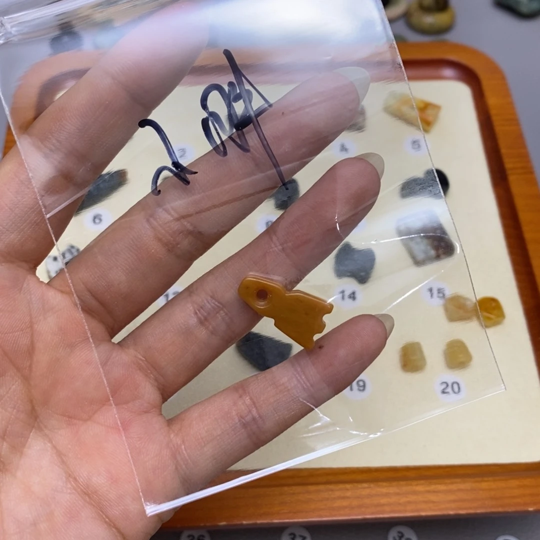 蛇纹石玉合金配饰小*