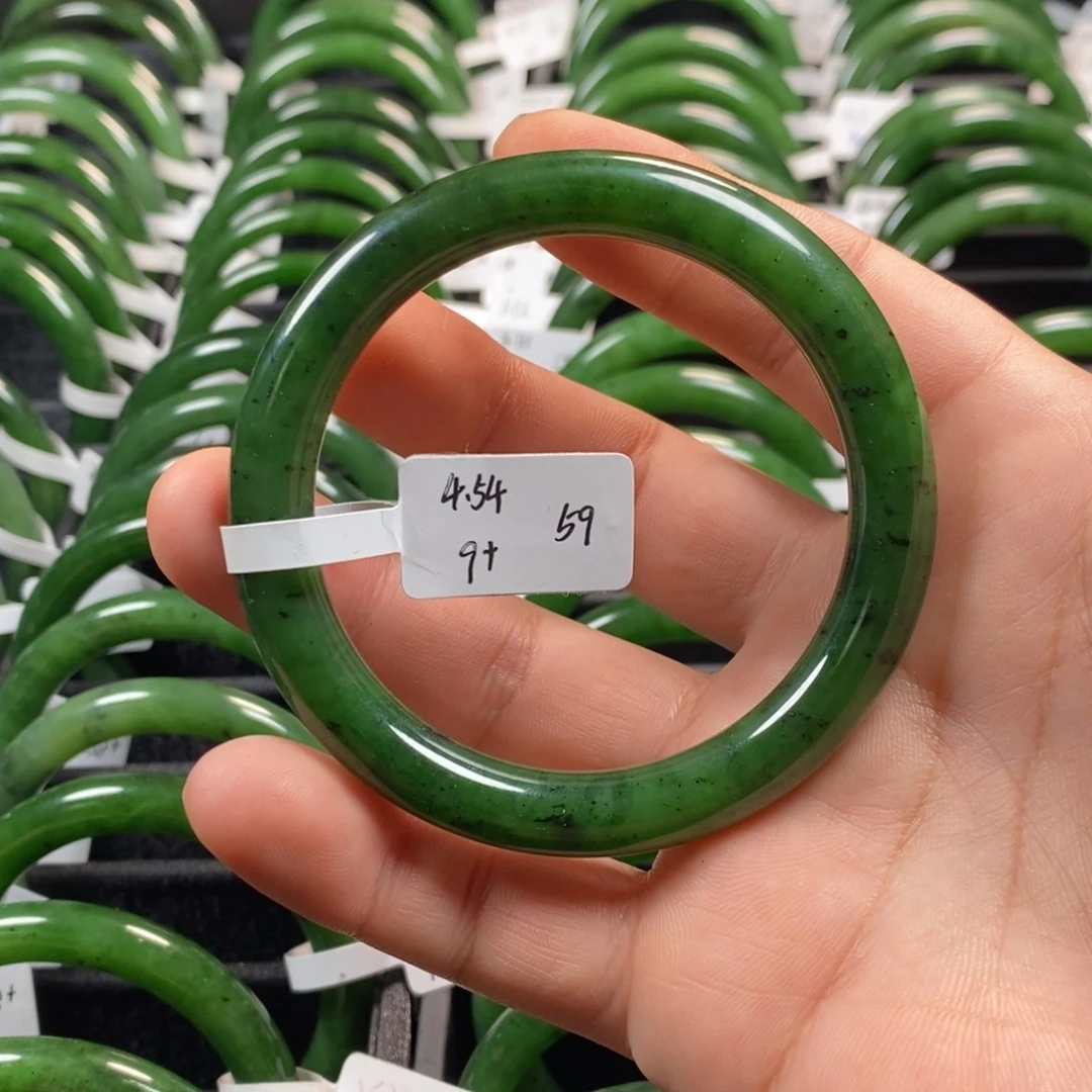 和田玉（碧玉）手镯未镶嵌59