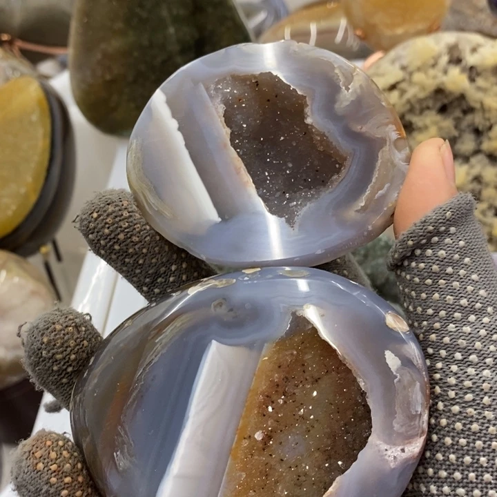 紫晶未镶嵌珠宝半成品