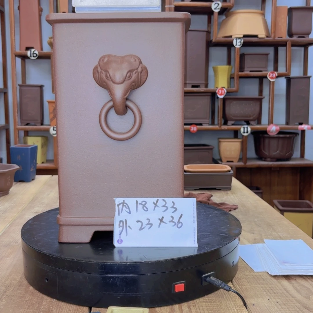 紫砂花盆精品微瑕