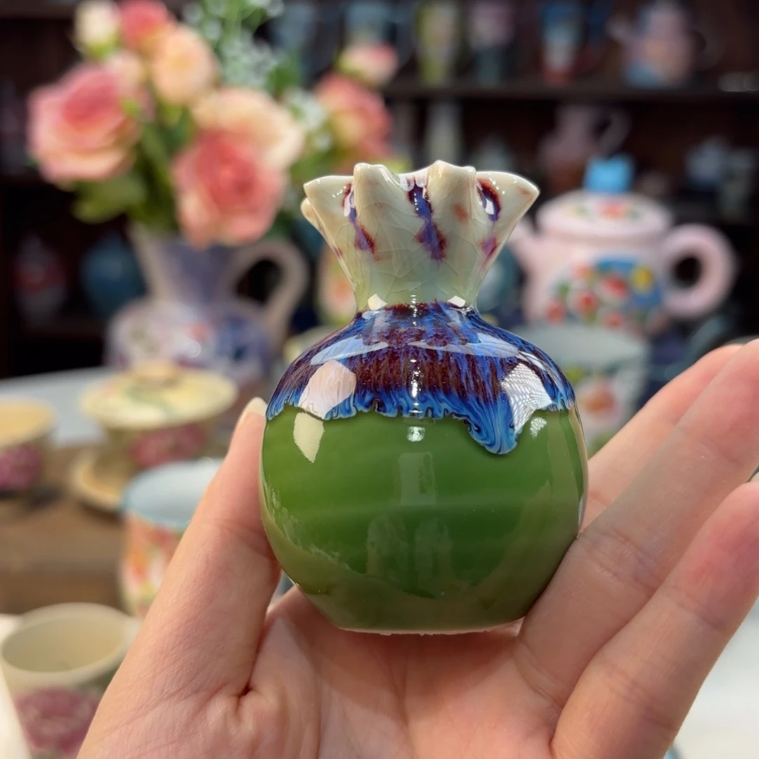 瓷片景德镇手绘高温釉下彩陶瓷茶具