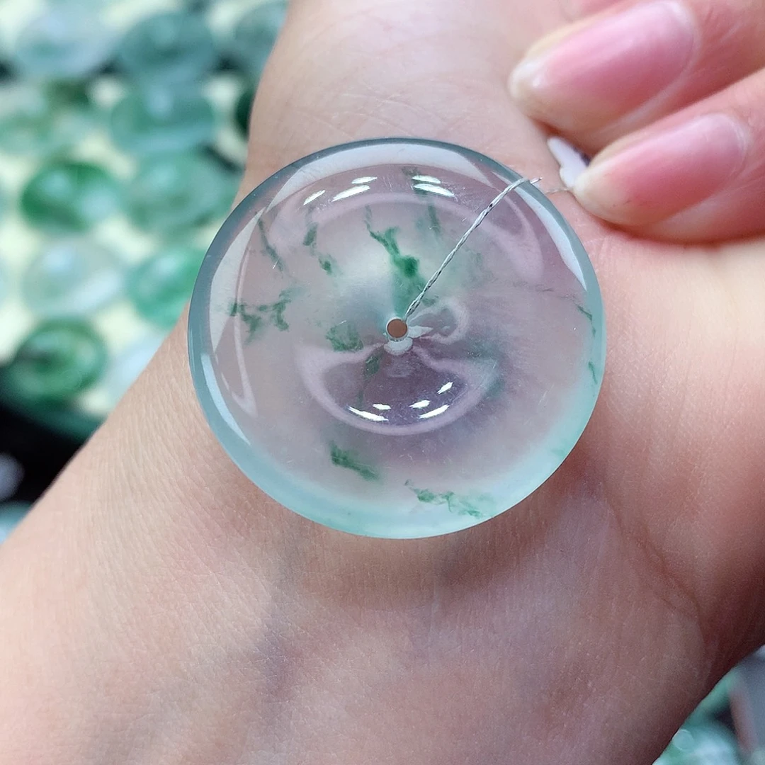 翡翠颈饰未镶嵌55尺寸30.6-5.6