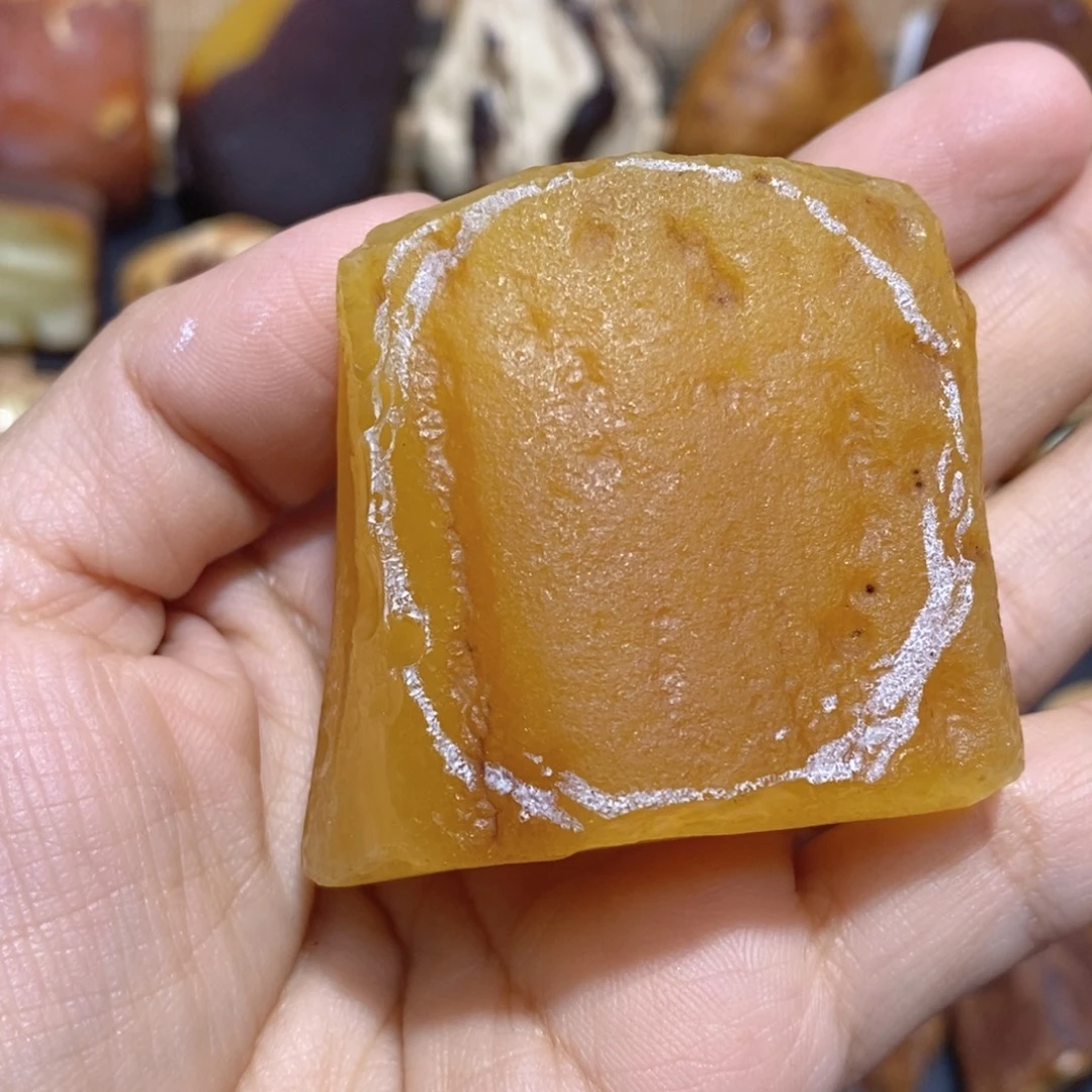 花***乐定制琥珀蜜蜡原石