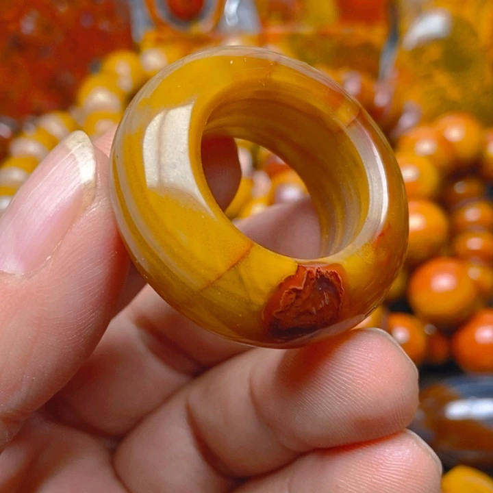 未镶嵌戒指玛瑙/玉髓不*