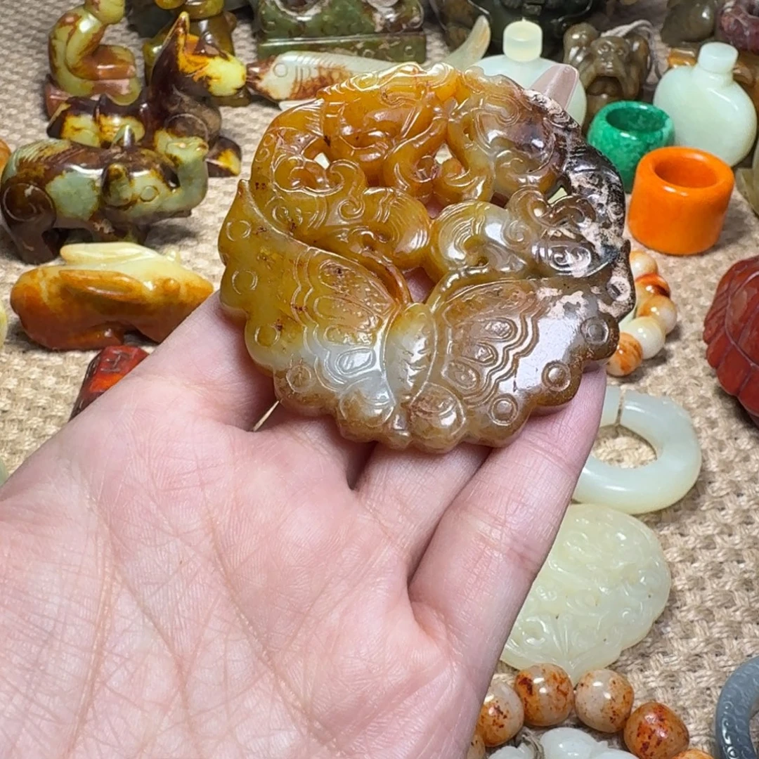 吊坠白玉菩提挂件