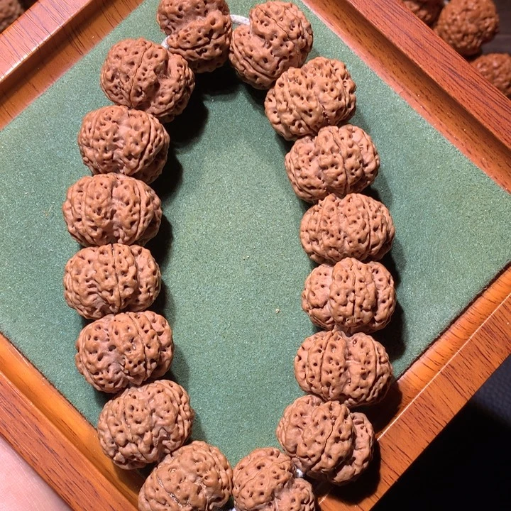 手串金刚菩提22+定制款麒麟梅花