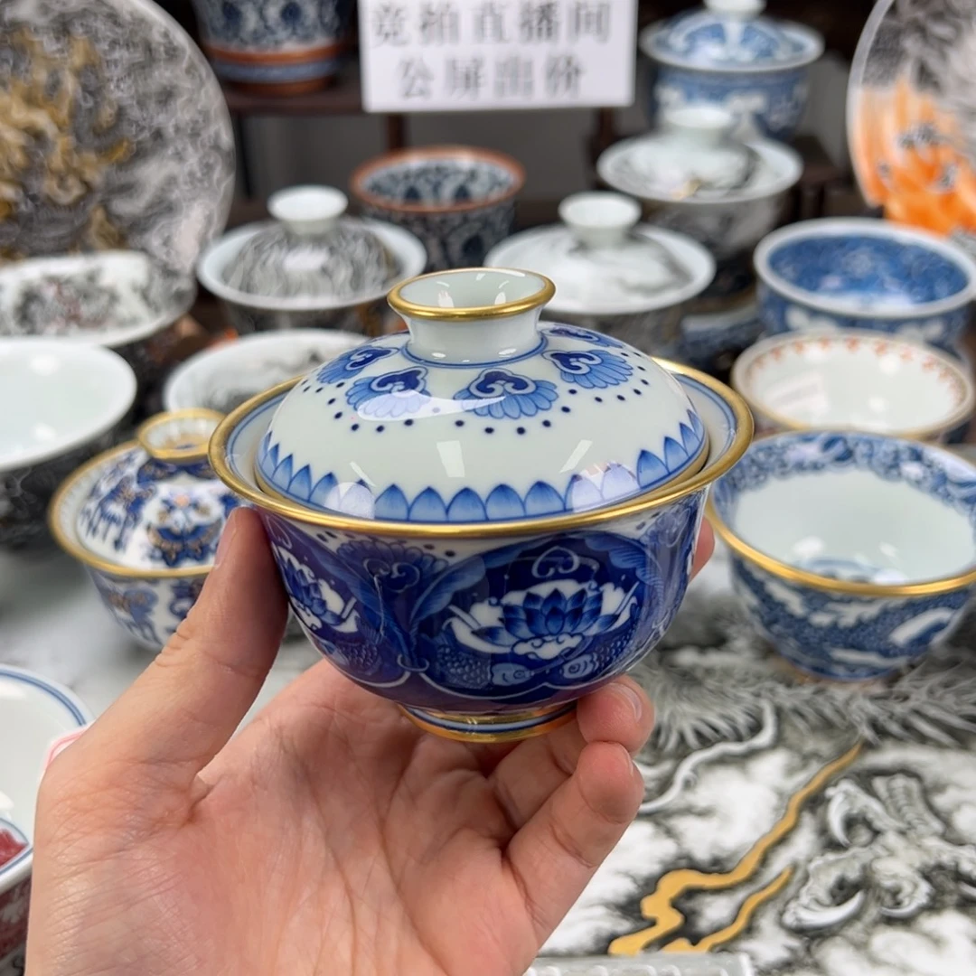 一***行景德镇手工手绘陶瓷