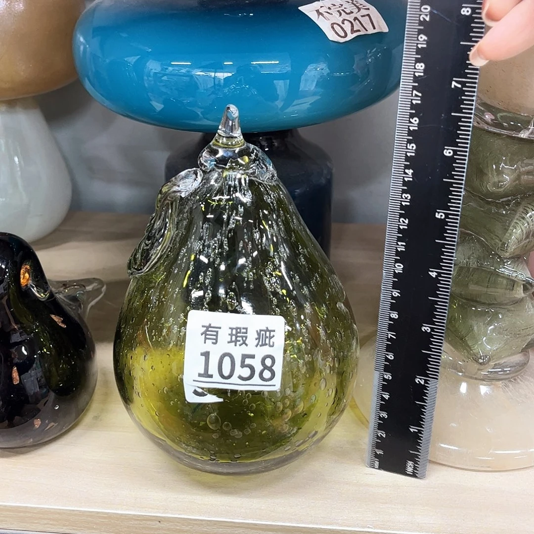 1058鸭梨 家悦琉璃工艺品瑕
