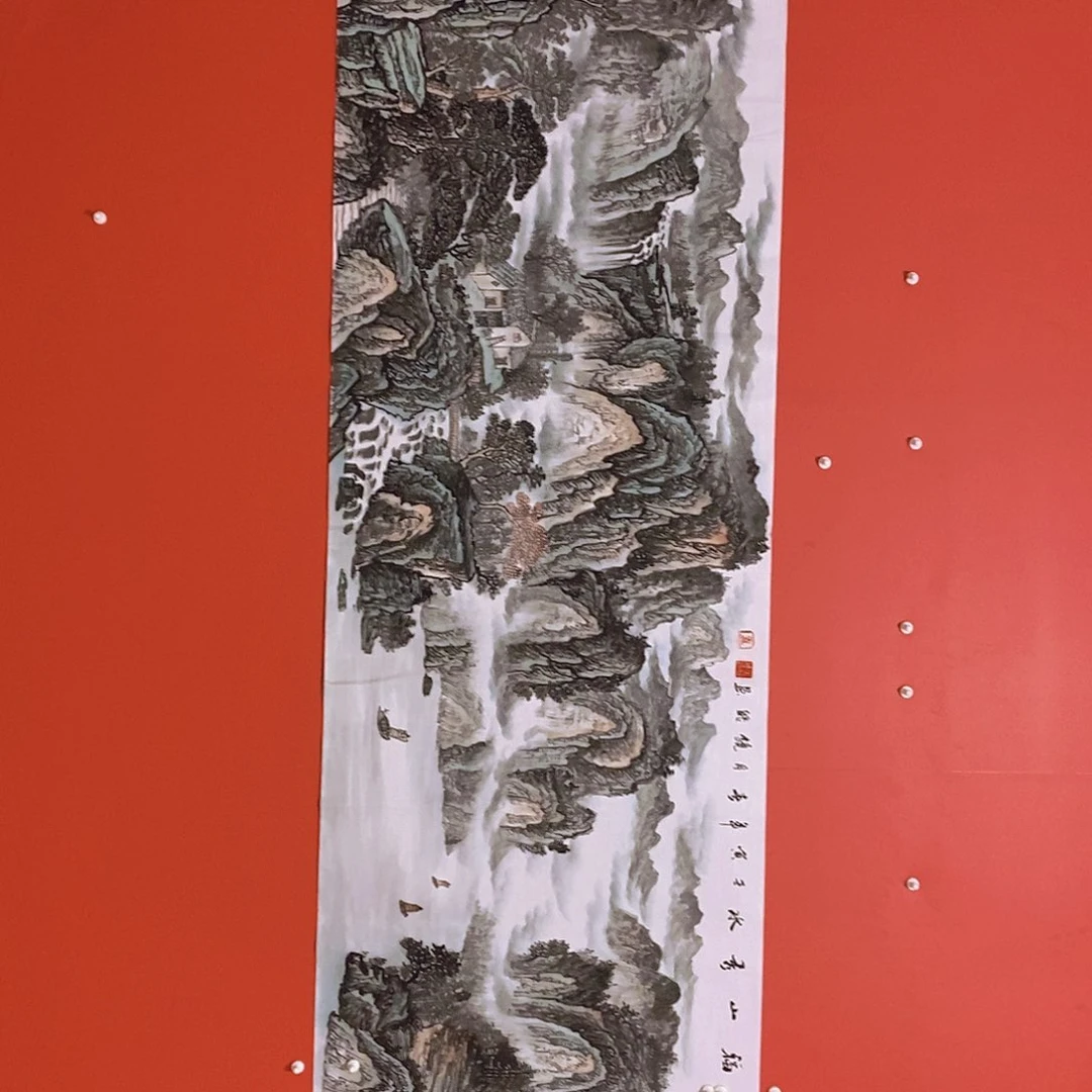 国画山水花鸟国画作品