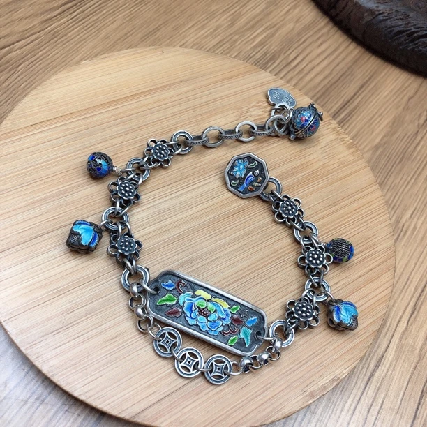 925银手链 银手链复古百搭素款