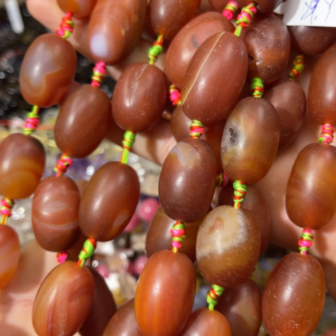 玛瑙/玉髓散珠老玛瑙蛋