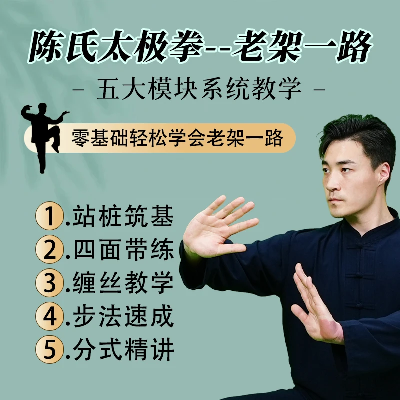 左龙陈氏太极老架一路视频教学课
