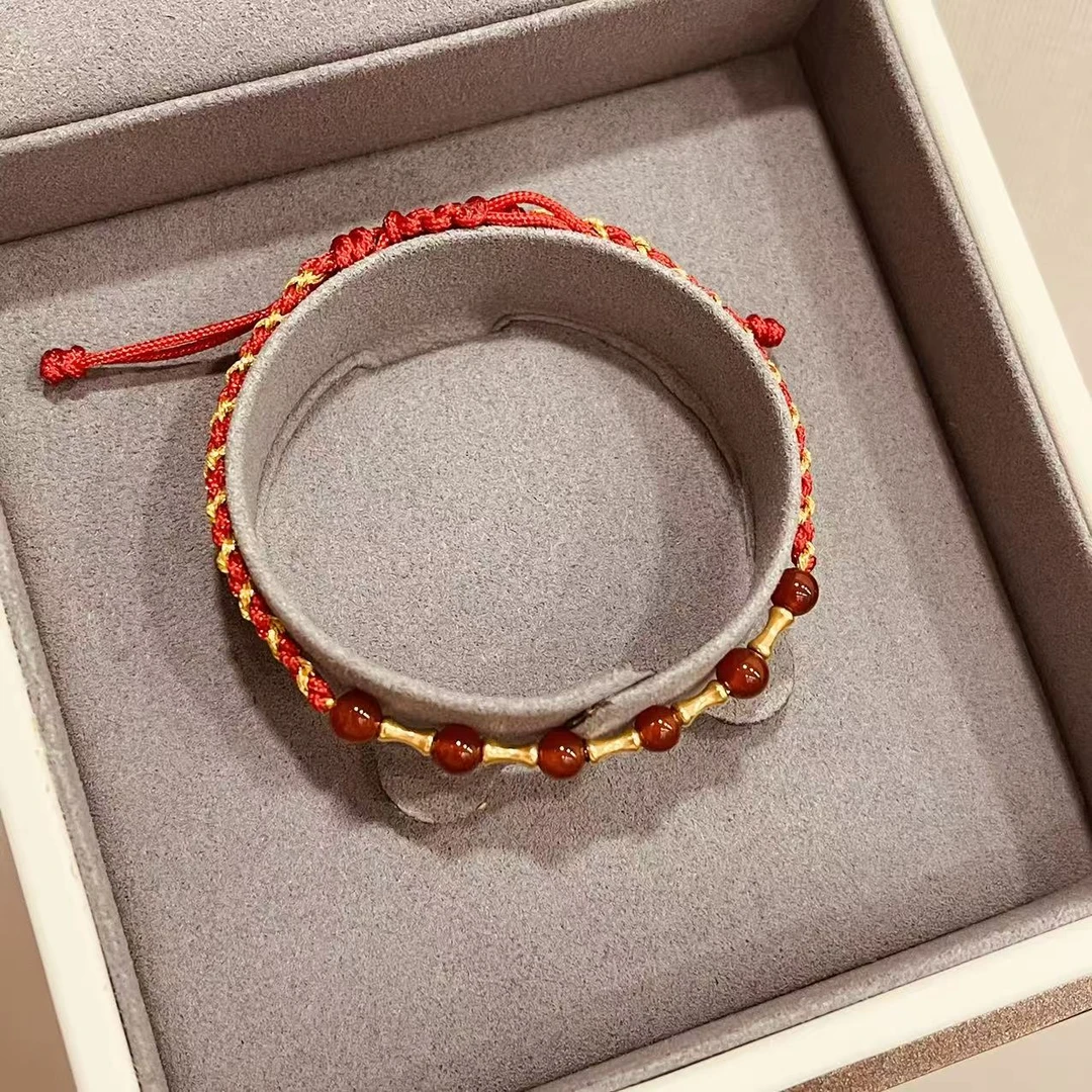 【大姑姐专属】18K竹节手绳（编好多样性发一）