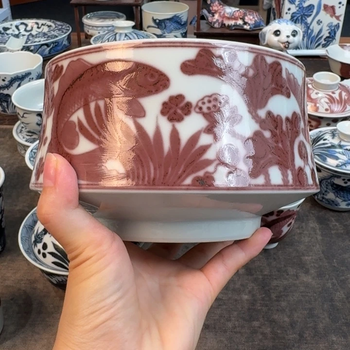 晓*～丰良窑手工手绘大水洗