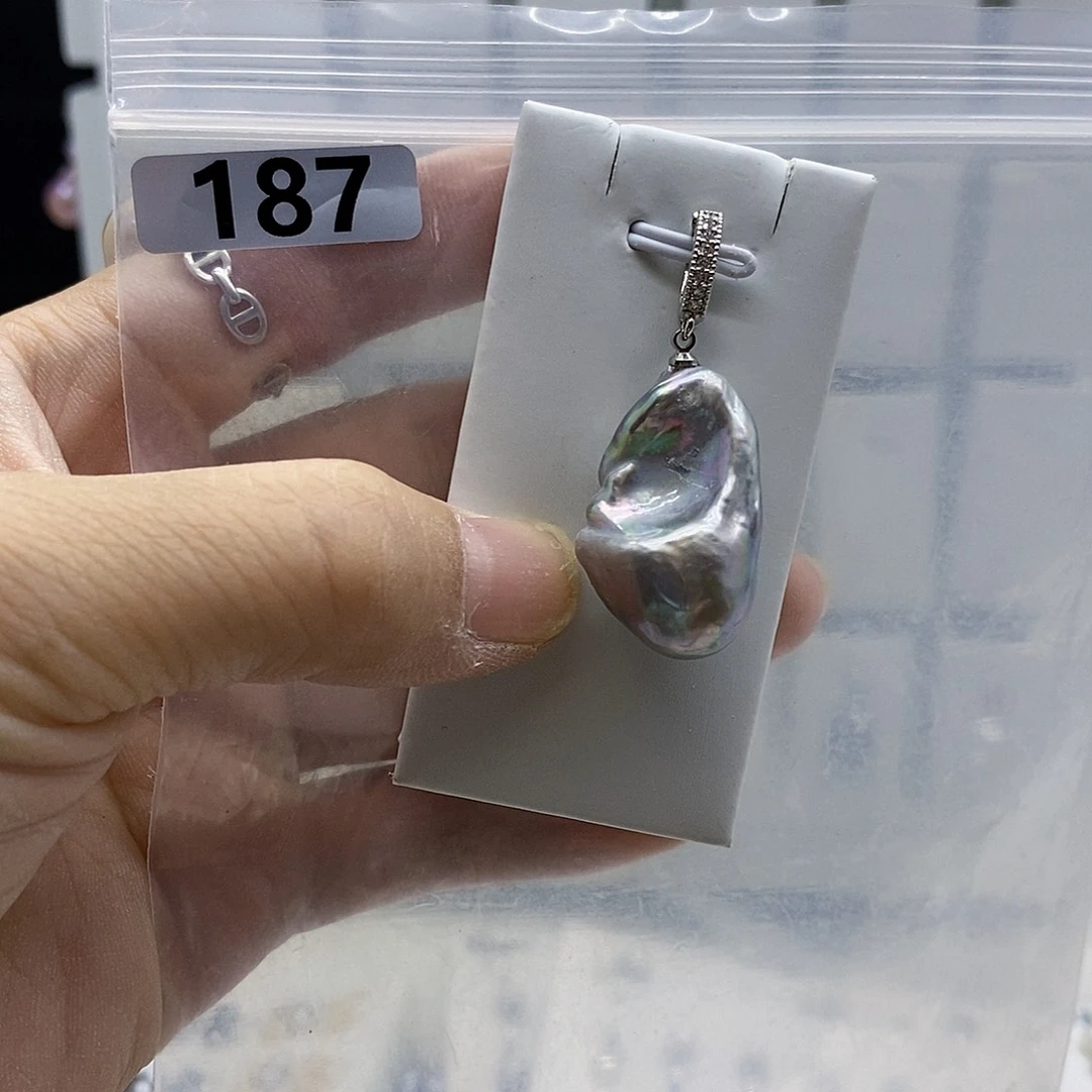 颈饰合金淡水珍珠