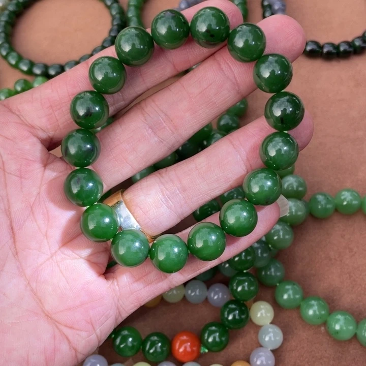 和田玉未镶嵌手链