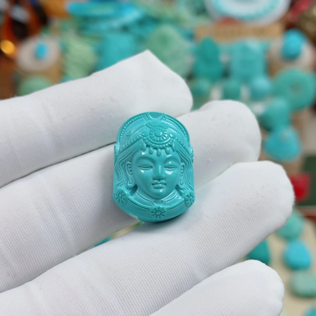 绿松石未镶嵌珠宝奇石