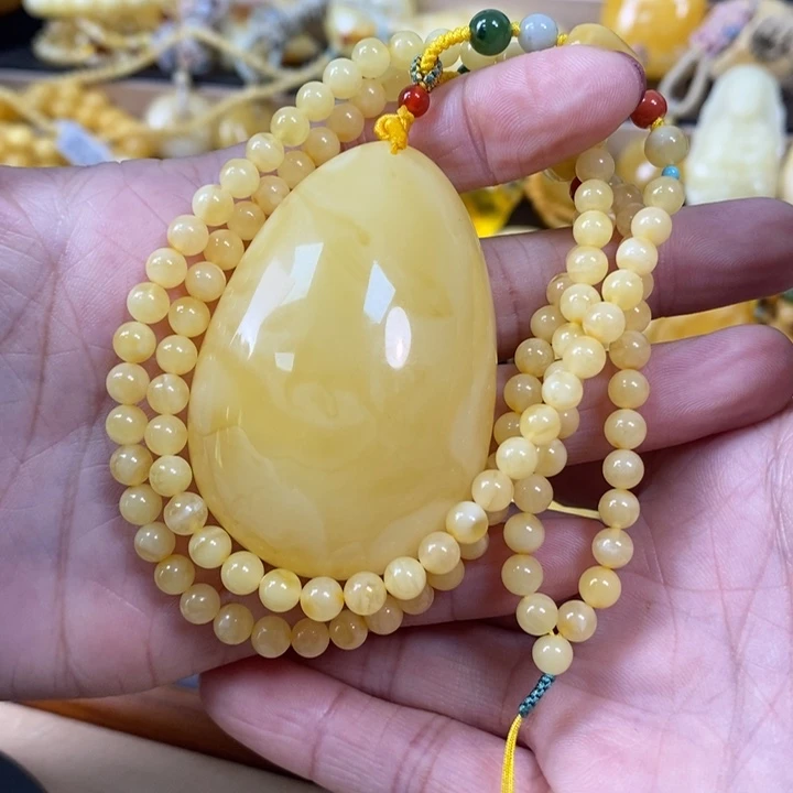 琥珀手链未镶嵌水滴