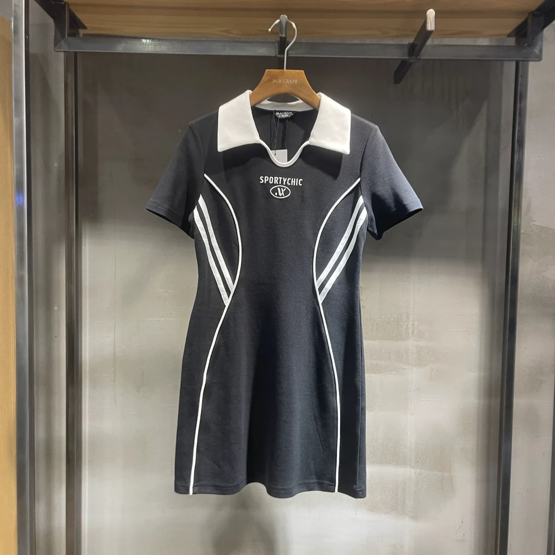 麦寻女装夏季新款短款连衣裙QLSDS03B