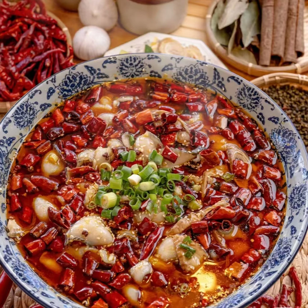 鲜广汇:麻辣肥肠鱼1100克方便菜