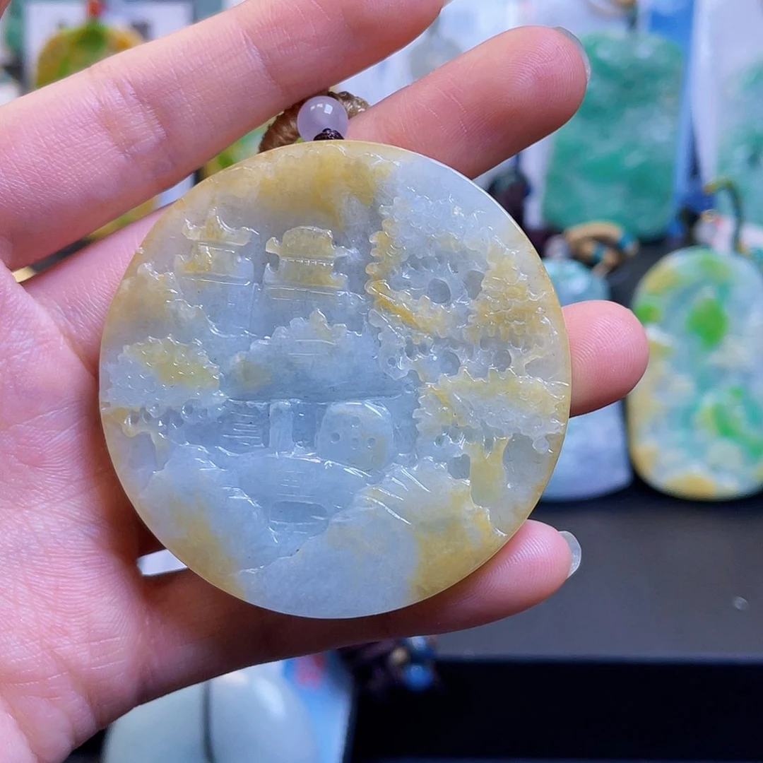 颈饰未镶嵌翡翠翡翠