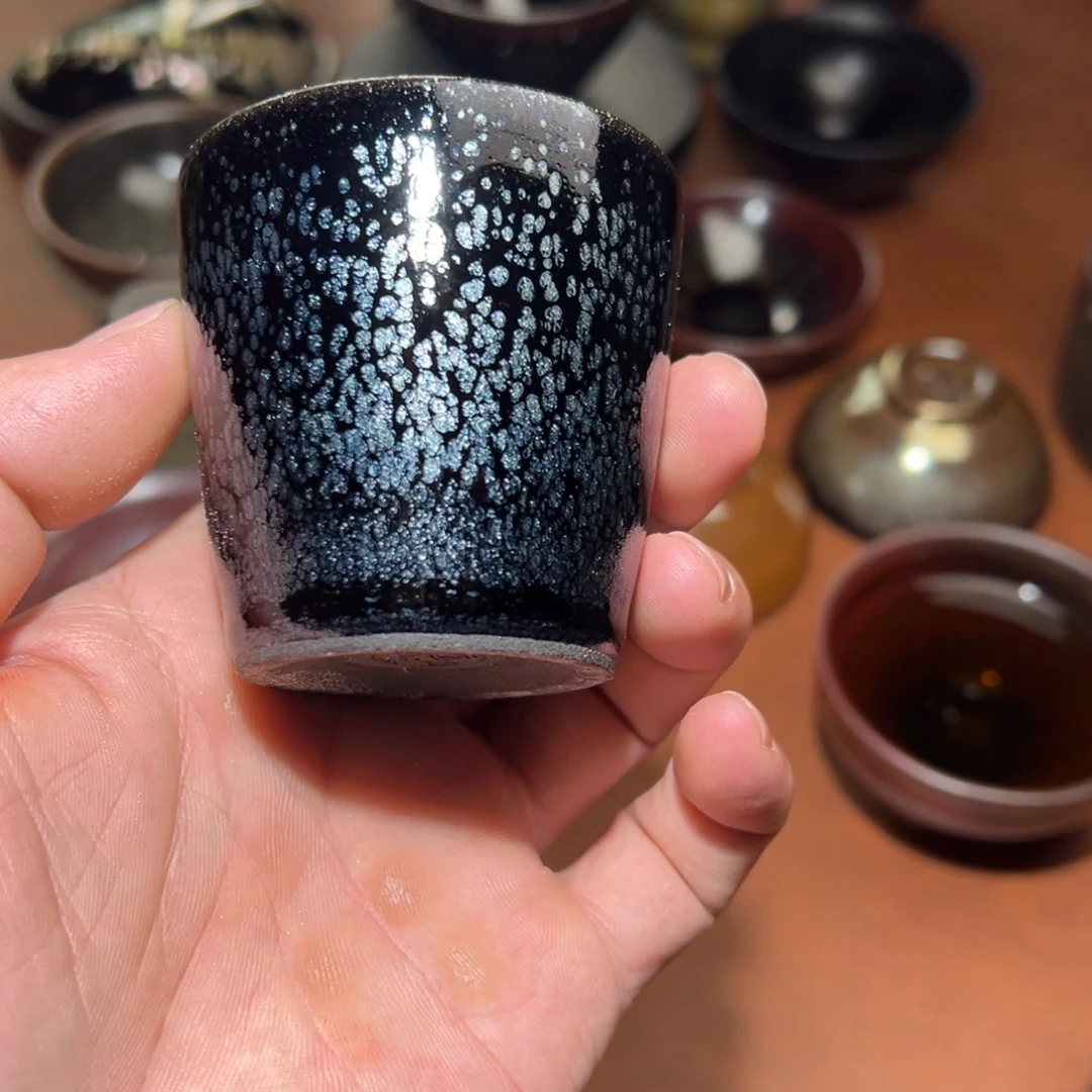 茶盏黄俊杰电烧主人杯建窑建盏茶盏