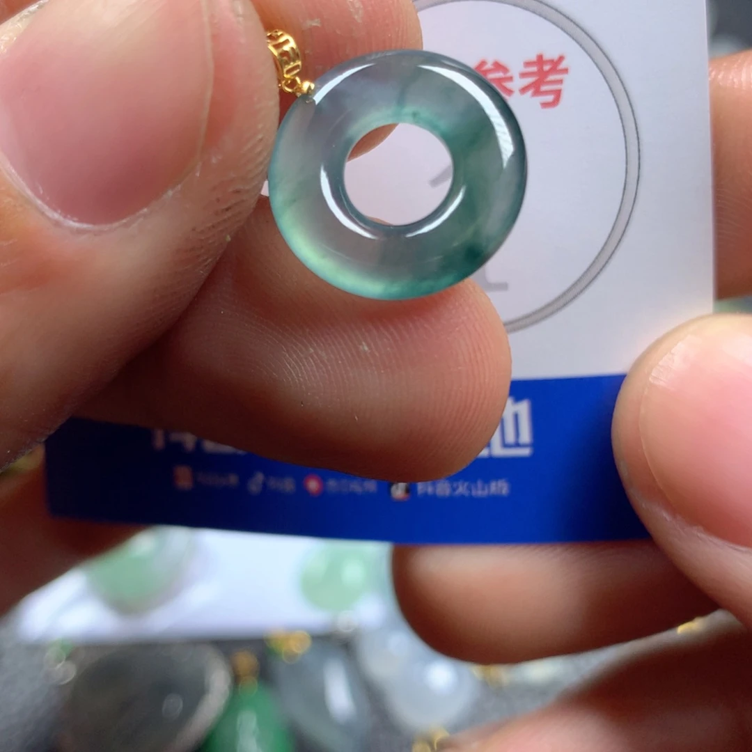 【闪购商品】翡翠颈饰18K金镶嵌翡翠