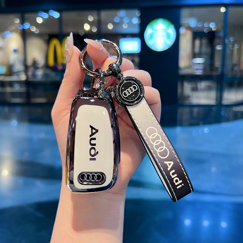 奥迪汽车钥匙套a6l/a4l/a3/q5l/q7/q8/q3/a5/a8l全包车钥匙保护壳