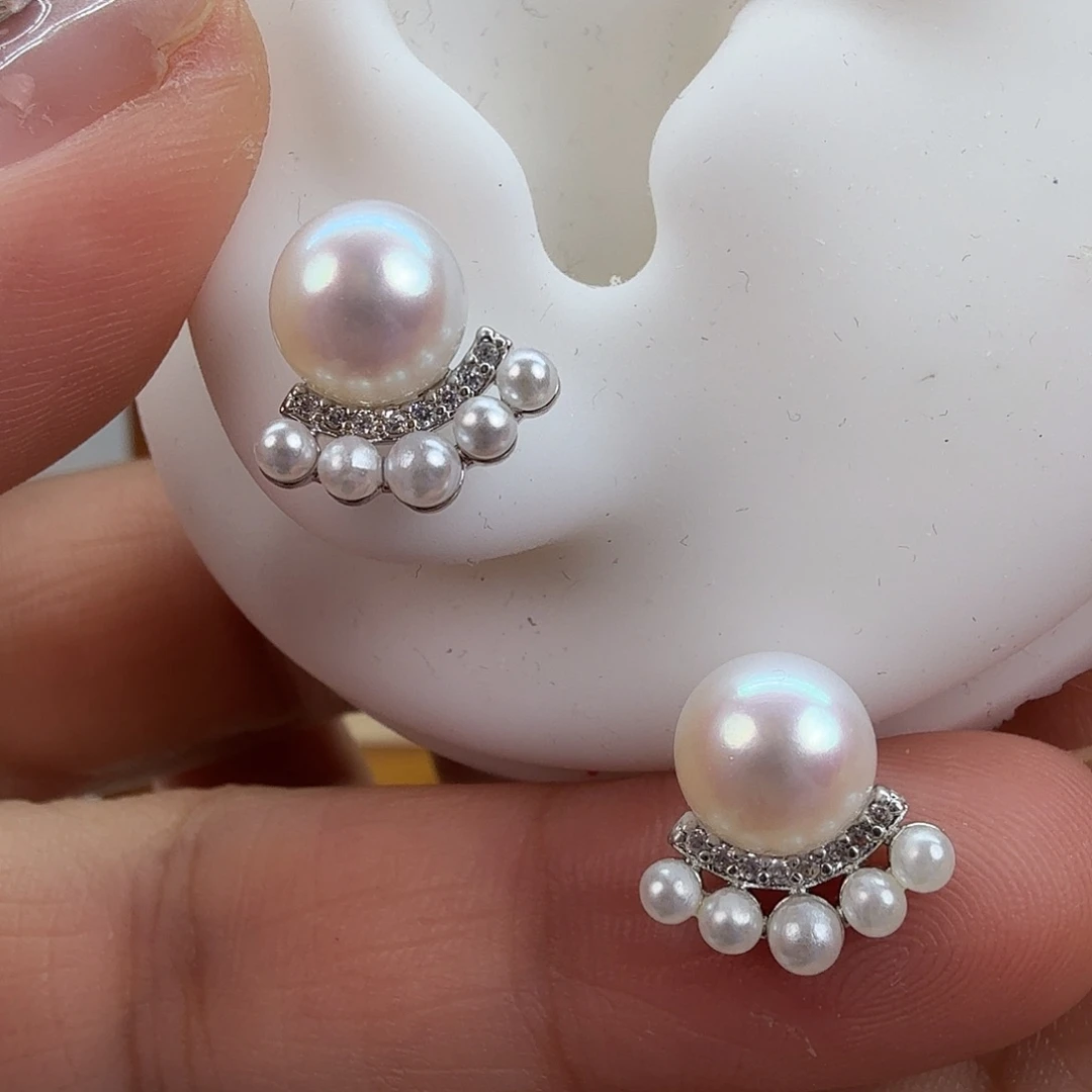 未镶嵌淡水珍珠耳饰