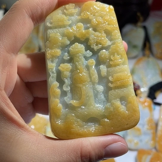 ****࿐翡翠未镶嵌吊坠(不含链)