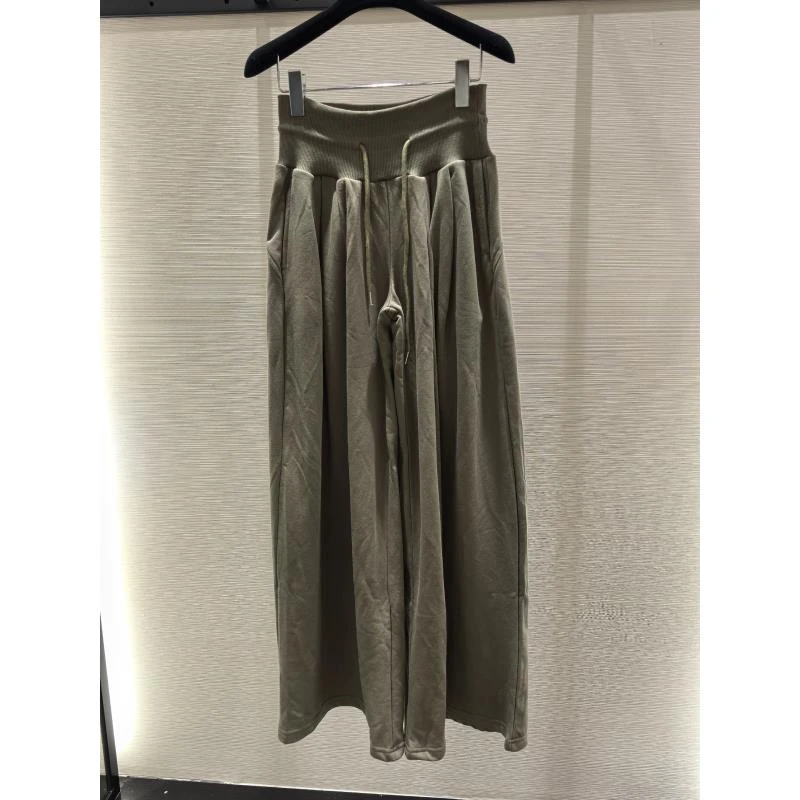 MO纯色松紧腰休闲百搭休闲裤LT2560932-932