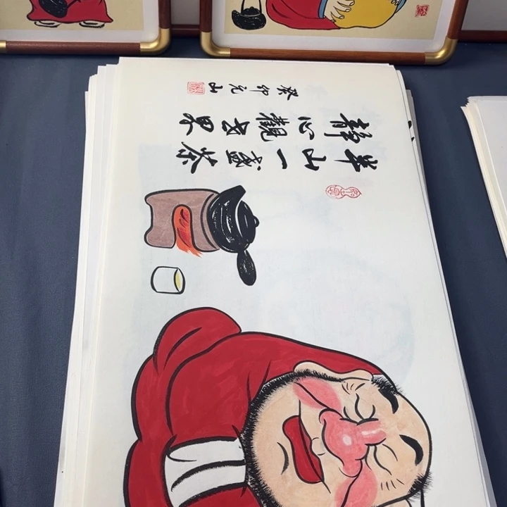 国画禅意画纯手工作品