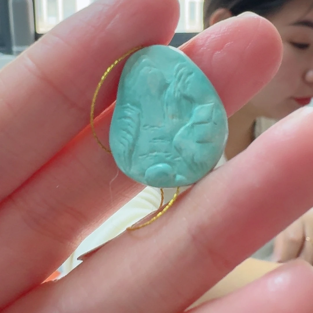 绿松石珠宝奇石未镶嵌