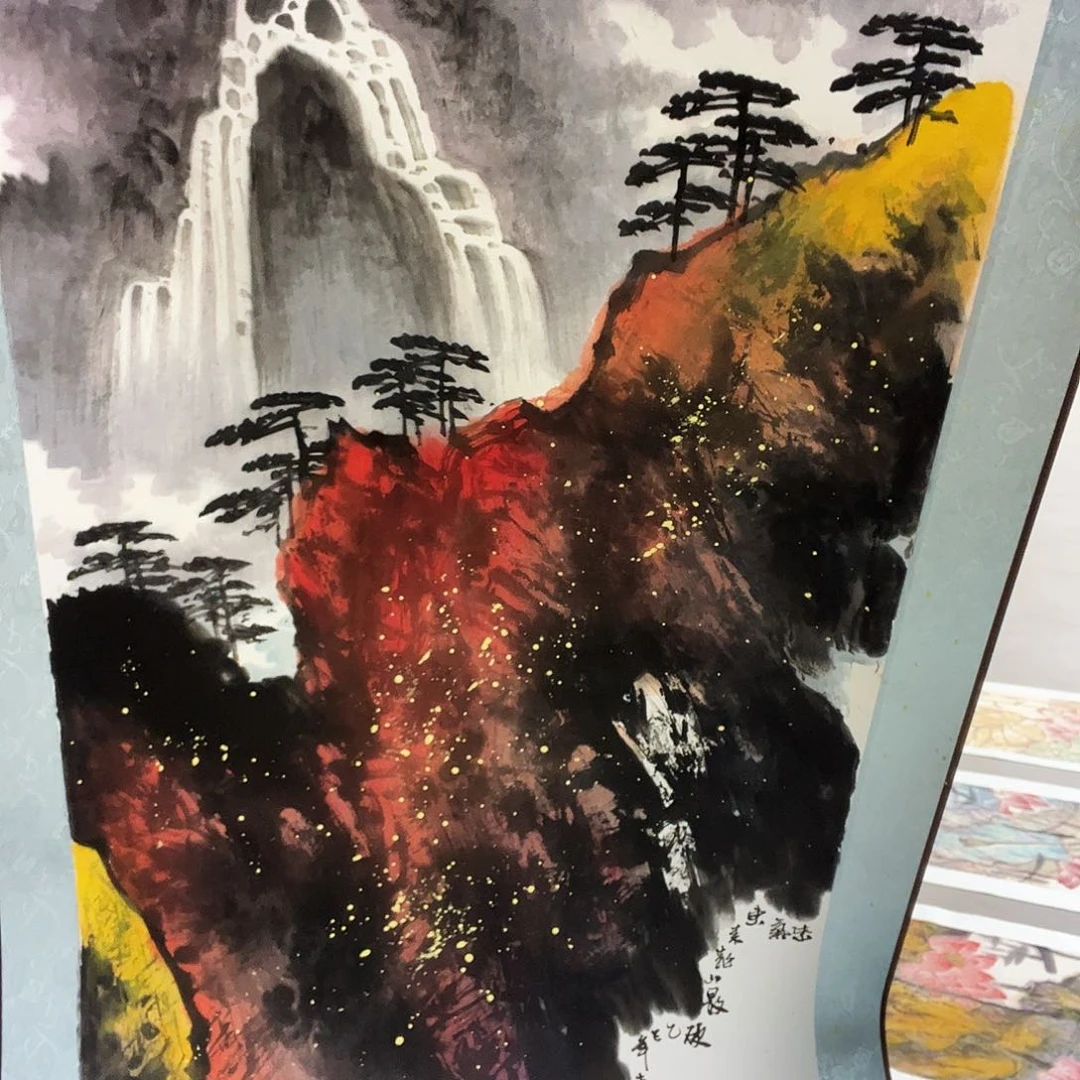 国画张登平老师作品画芯