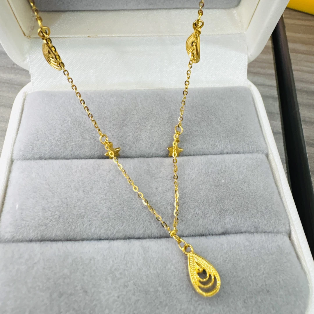 【北北专享】 足金999饰品 五角星颈饰 3.89 GP