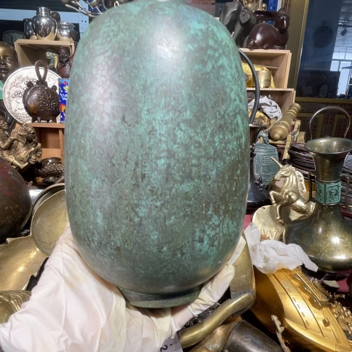 信*翁大阪回流铜器摆件90