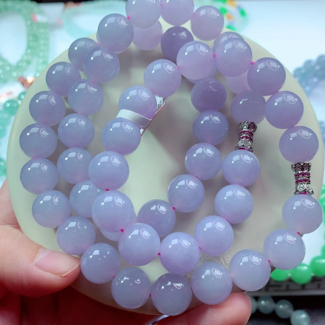 翡翠未镶嵌手链卡12.5